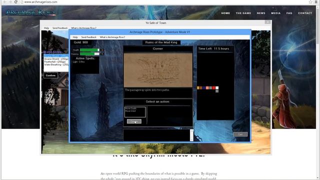 Archmage Rises: First look at prototype of great new mage simulator game, like Skyrim meets FTL? смотреть онлайн