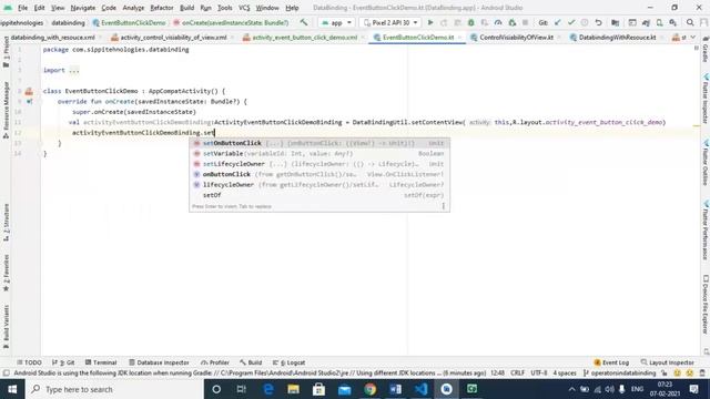 Databinding With OnClickListener смотреть онлайн