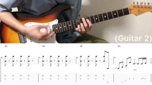 Michael Jackson - Beat It (guitar cover with tabs & chords)