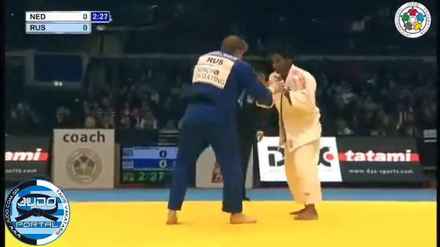 Judo Grand Prix Dusseldorf 2012 -81kg ELMONT Guillaume (NED)-KHABACHIROV (RUS) смотреть онлайн