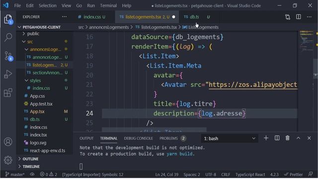 PetgaHouse : Clone de Airbnb avec React & Apollo #36 - Styliser les composants avec Ant Design (2) смотреть онлайн