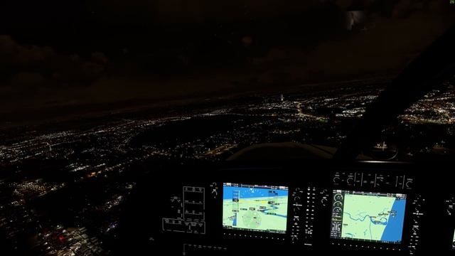 MSFS 2020 Night Flight over Chennai смотреть онлайн