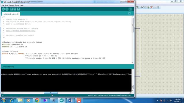 MODBUS RTU ARDUINO ( SIMULASI PROTEUS + MODBUS POLL)