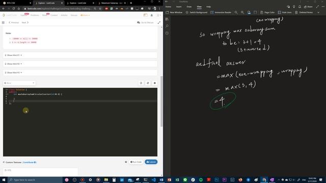 May LeetCode 30 Day Challenge 15 - Maximum Sum Circular Subarray смотреть онлайн