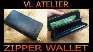 Кошелек на молнии Зиппер /VL ATELIER/ Zipped wallet handmade Pattern