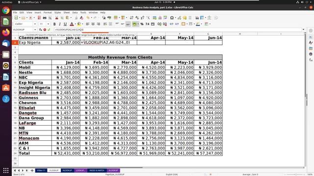 VLOOKUP in LibreOffice or OpenOffice in Ubuntu/Linux смотреть онлайн