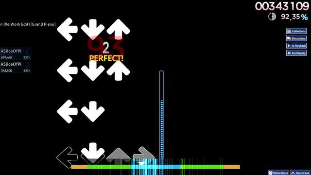 osu!mania (4K) - Grin (Re:Work Edit) [Grand Piano] - 91.28% pass смотреть онлайн
