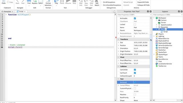 How to make a block that Kills in Roblox Studio!(2023!) смотреть онлайн