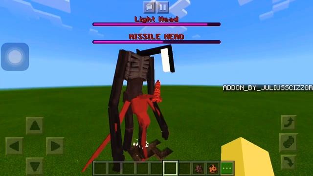 Light Head Vs. Missile Head in Minecraft PE смотреть онлайн