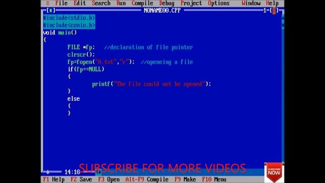 FILE - fopen() AND fclose() function -102 смотреть онлайн