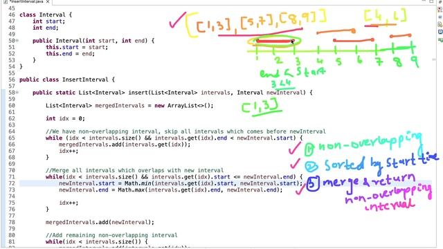 Insert Interval | Insert in sorted and non-overlapping interval array | Programming Tutorials смотреть онлайн