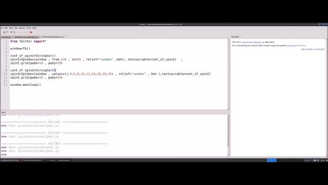 python_gui_tkinter Lesson 14(The widget spinbox) смотреть онлайн