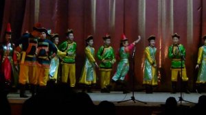 Алханайская старшая танцевальная группа, танец "Современный Ехор"