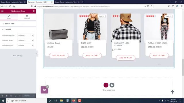 How to create shoper pro homepage with elementor page builder смотреть онлайн