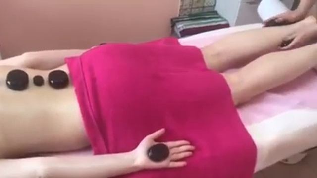Массаж камнями в центре эстетической косметологии Aesculap (г.Ирпень) смотреть онлайн