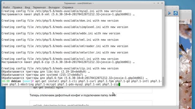 Установка PHP 5.6 + PHP 7.1 на Debian 8 смотреть онлайн