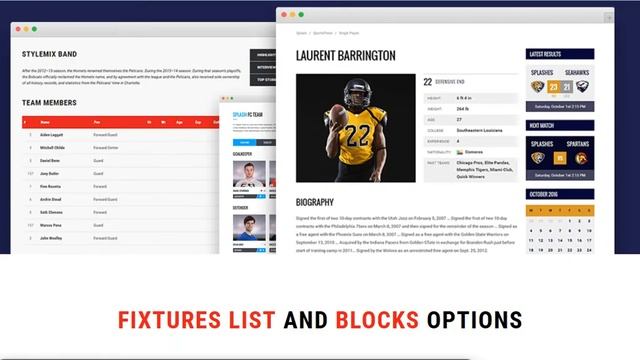 Splash Sport WordPress Theme for Football, Soccer, Basketball, Baseball, Sport club смотреть онлайн