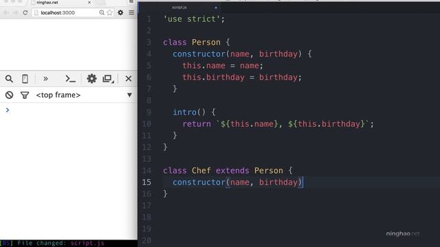27.javascript#ES6 继承-extends смотреть онлайн