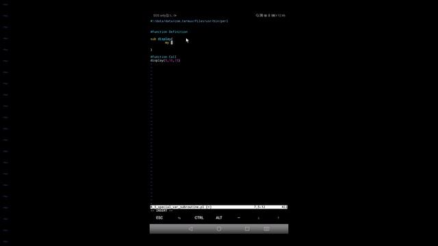 Subroutine Program with Special Variable Syntax in Perl Scripting Language смотреть онлайн