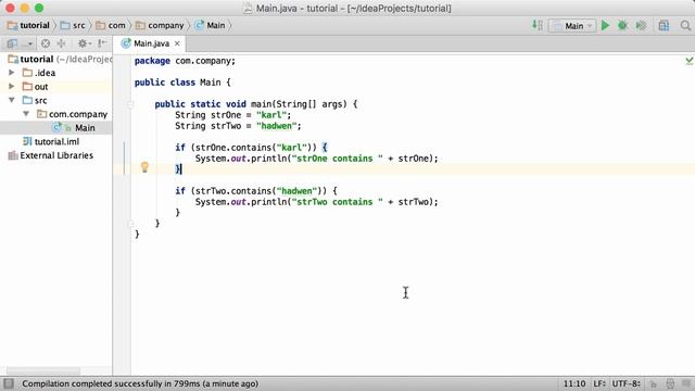 38.Java Tutorial - #38 - contains() Method смотреть онлайн