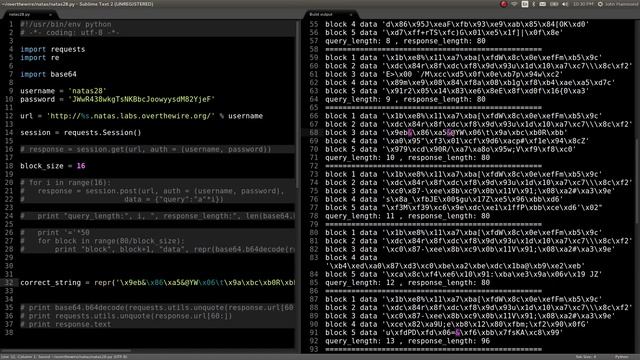 ECB Encryption / Python Web Hacking | Natas: OverTheWire (Level 28) смотреть онлайн