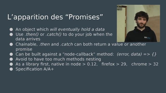 Node et la programmation asynchrone via Async/Await смотреть онлайн