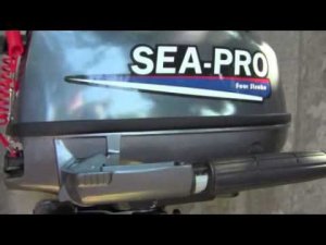 мотор sea pro 5л. с.Обзор мотора новинка четырёхтактный