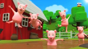 мэри был маленький ягненок | детские стишки для детей | 3D Rhymes | Mary Had A Little Lamb