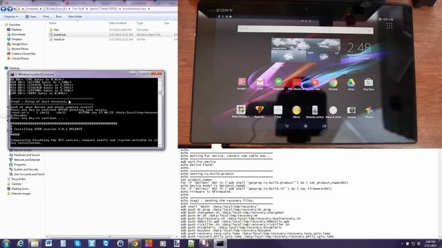 Sony Xperia Tablet Z Dual Boot TWRP & Phils Recovery смотреть онлайн
