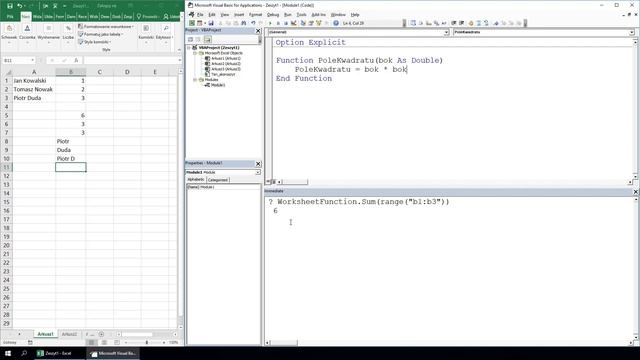 Kurs Excel VBA - 7.1 Funkcje- wbudowane, arkuszowe, użytkownika (UDF) смотреть онлайн