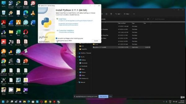 Install Python in Windows