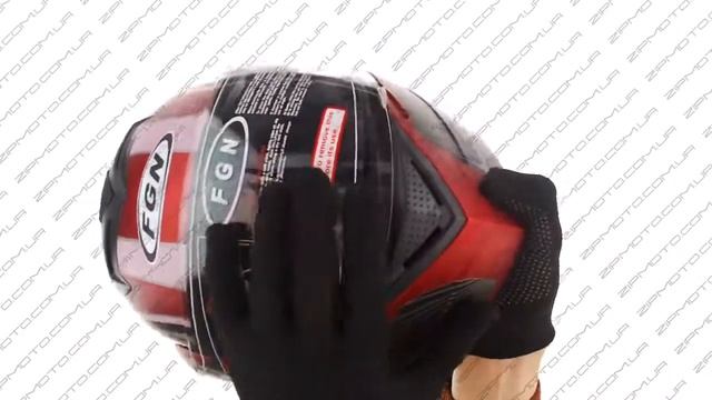 Шлем трансформер (mod:PILOT) (size:L, красный матовый, солнцезашитные очки) Ш63 FGN смотреть онлайн