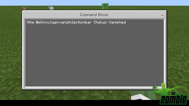 How to make vanish command(Minecraft Bedrock-1.16.20) смотреть онлайн