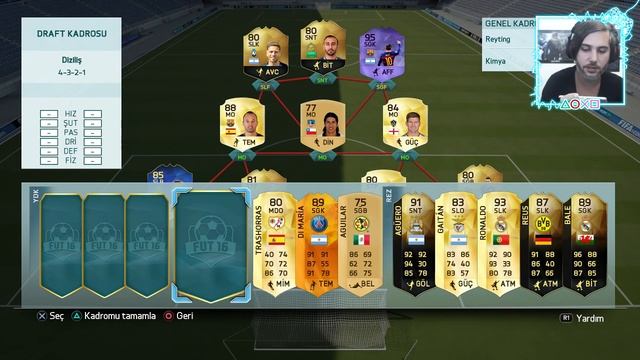 Fifa 16 FUT DRAFT ★ Ailem Takımı kuruyor - TELEFON DRAFT | MESSI, RONALDO, BALE, AGÜERO смотреть онлайн