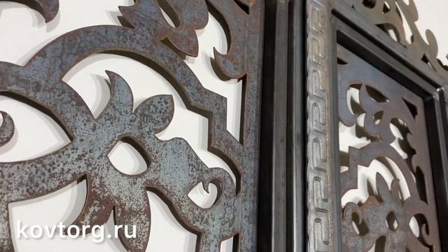 Ковторг. Ворота со встроенной калиткой Арт. 52-ВС смотреть онлайн