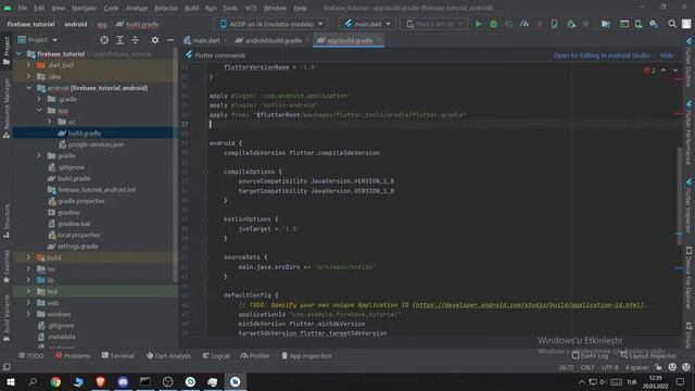 5 Dakikada Flutter ile Firebase Real Time Database Kullanımı (ESKİ YÖNTEM) смотреть онлайн