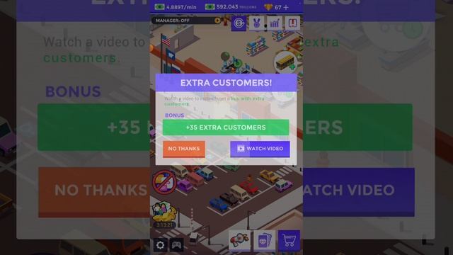 EASY Ad Skip Idle Supermarket Tycoon смотреть онлайн