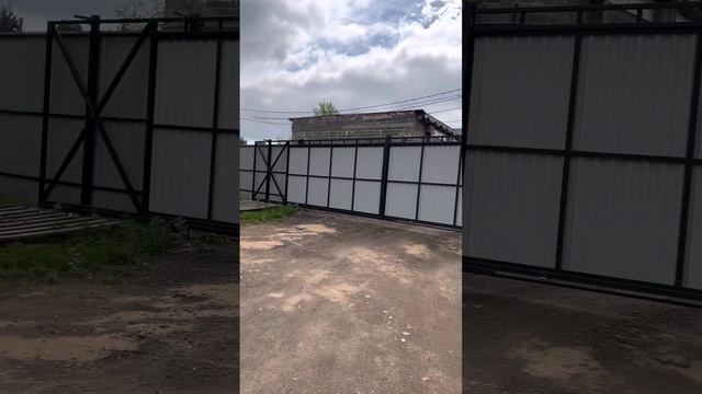 Ворота двойные откатные завод Статус смотреть онлайн