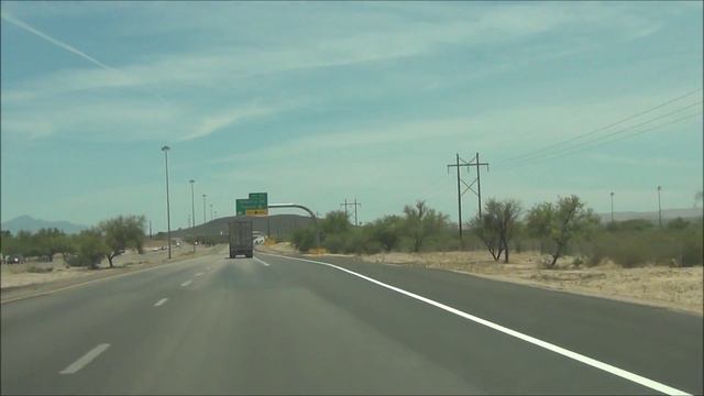 Arizona - Interstate 19 South - Kilometer Marker 101-90 (5/20/15) смотреть онлайн