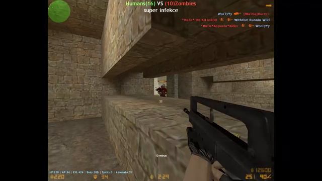 Counter strike 1.6 Zombie Chronic 1 - #14 Gamesites.cz смотреть онлайн