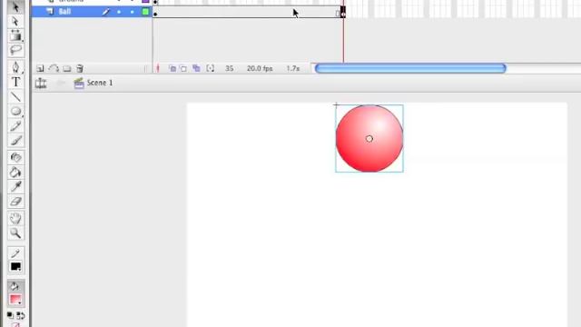 Adobe Flash - Bouncing Ball Tutorial смотреть онлайн
