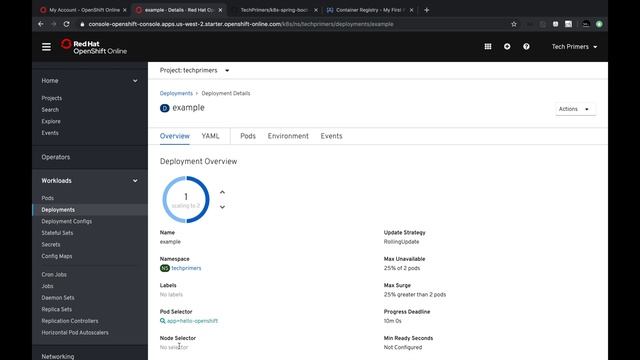Spring Boot on OpenShift Container Platform | Tech Primers смотреть онлайн