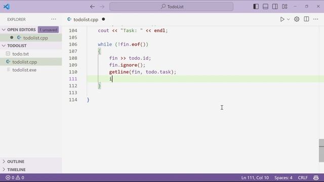Todo List Implementation in C++ | File Handling with source code | Urdu/Hindi смотреть онлайн