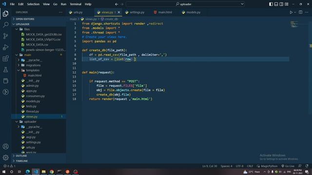 Awesome CSV uploader in Django !! ?? смотреть онлайн