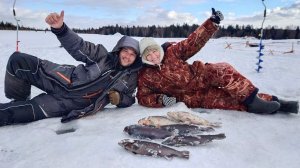 Ловля форели 8 марта со льда. ( а весной то не пахнет)))