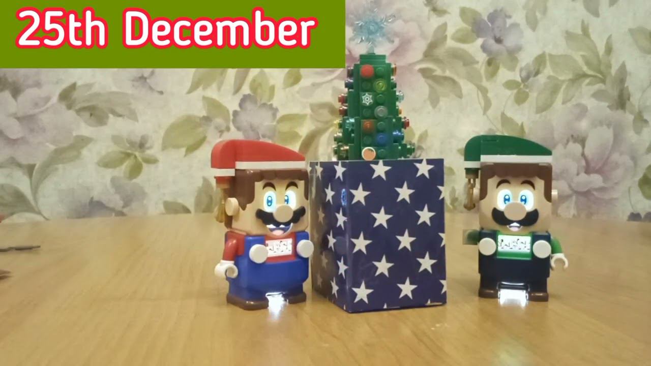 My Christmas & New Year Advent Calendar mini surprises by Lego Super Mario & Luigi. Day 25 #shorts смотреть онлайн