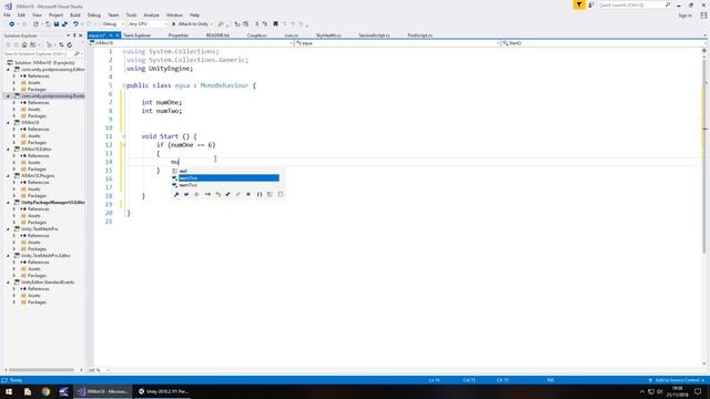 WHY DO WE USE DOUBLE EQUALS == WHEN CODING WITH C# IN UNITY TUTORIAL смотреть онлайн