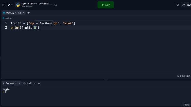 4. Index Method || 10. Beginner Functions with Inputs || Python Professional Course смотреть онлайн