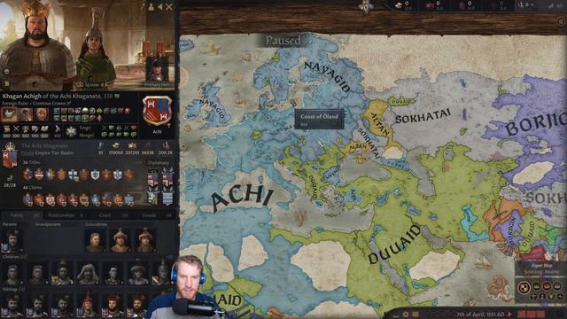 Horde States Timelapse Crusader Kings 3 смотреть онлайн