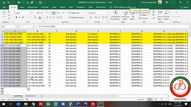 ? Update Relationship in Primavera P6 by Excel Help or Manually смотреть онлайн